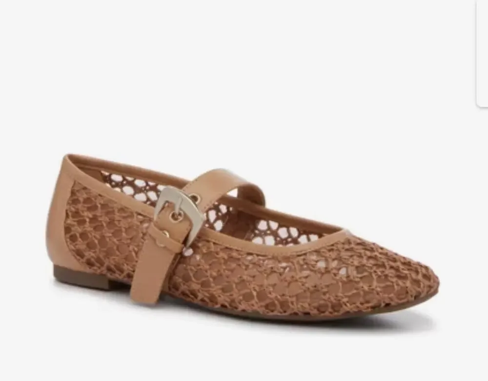 Crown Vintage Women's Caramel Brown Nalahni Mary Jane Flat 7.5 NEW